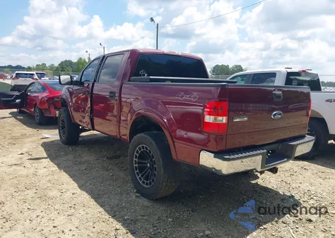 2006 Ford F150 Supercrew из США, поврежденный, VIN 1FTPW14V56KC58391